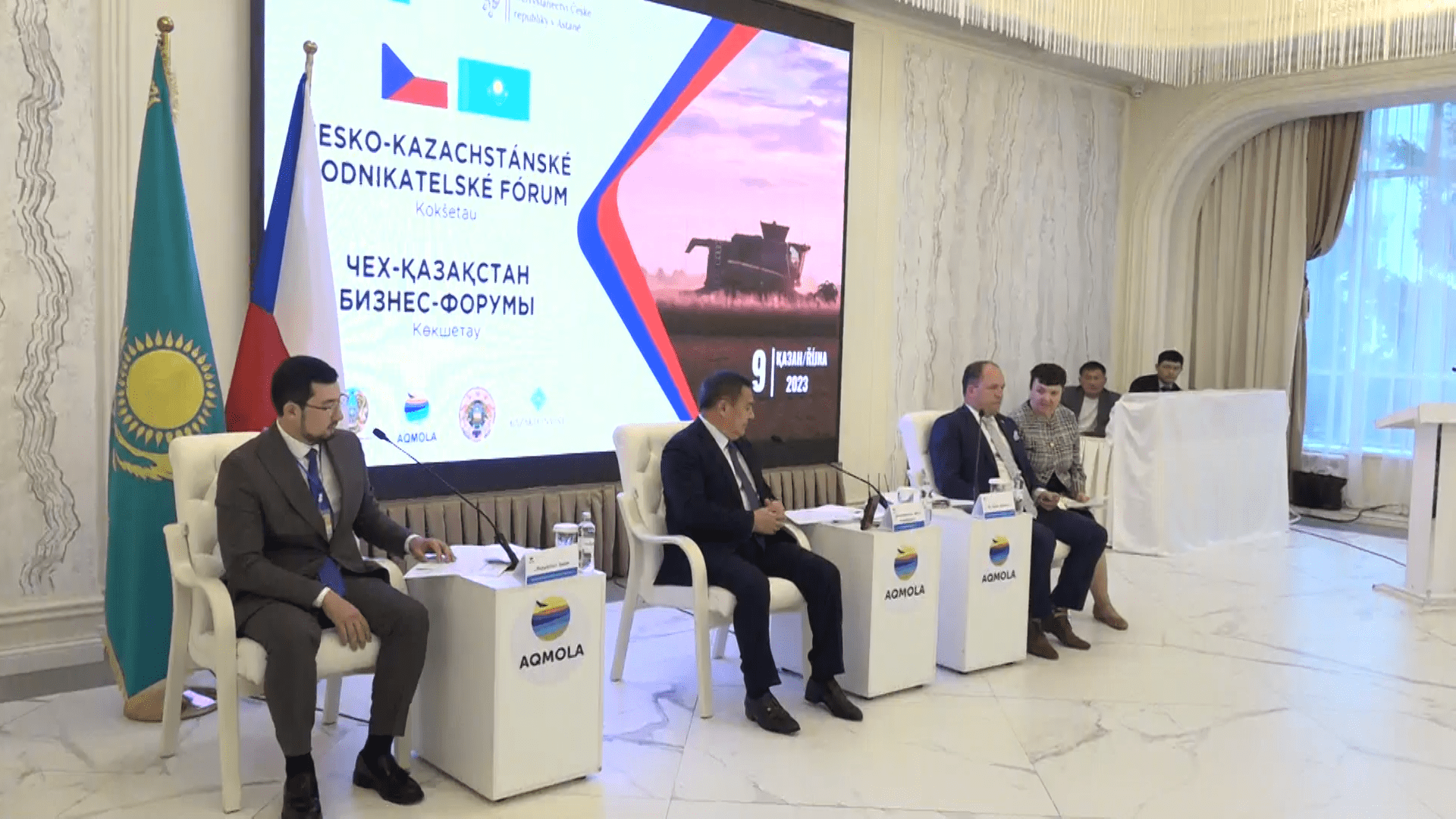 Ministr zemědělství Marek Výborný během podnikatelské cesty v Kazachstánu 