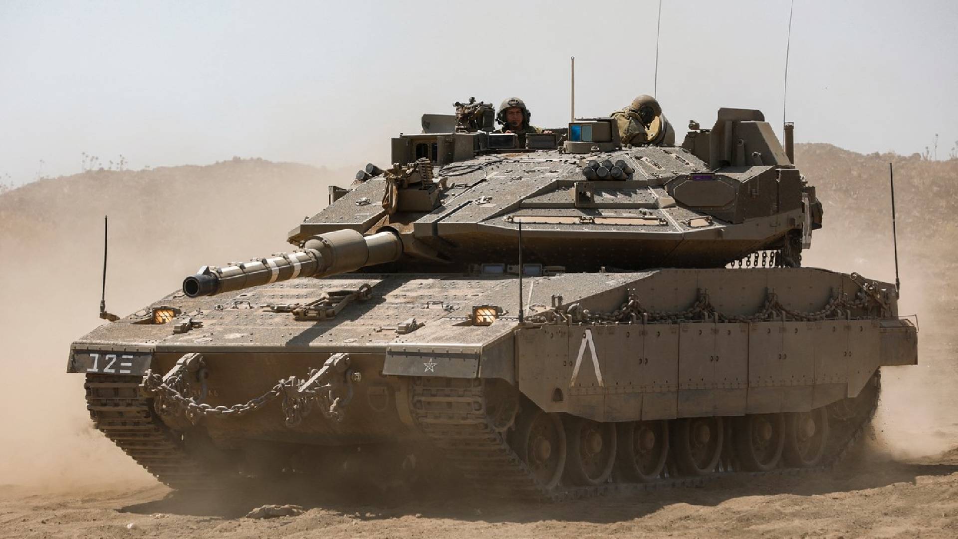 Nový tank Barak se na první pohled neliší od předchozí verze Merkava IV