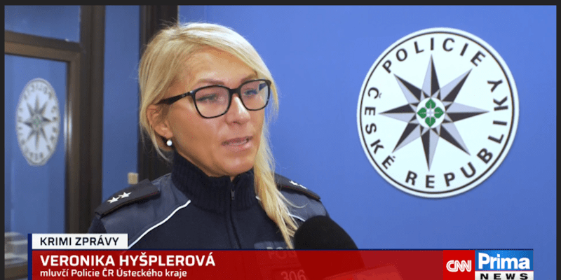 Policejní mluvčí Veronika Hyšplerová