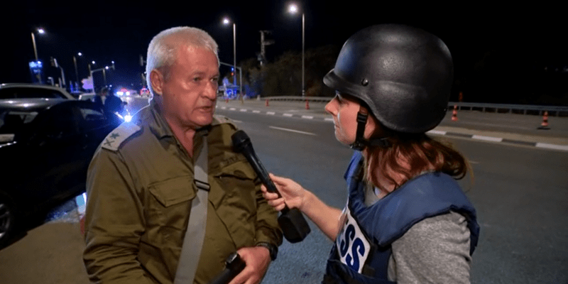 Izraelský generál ve výslužbě Israel Ziv v rozhovoru pro stanici CNN