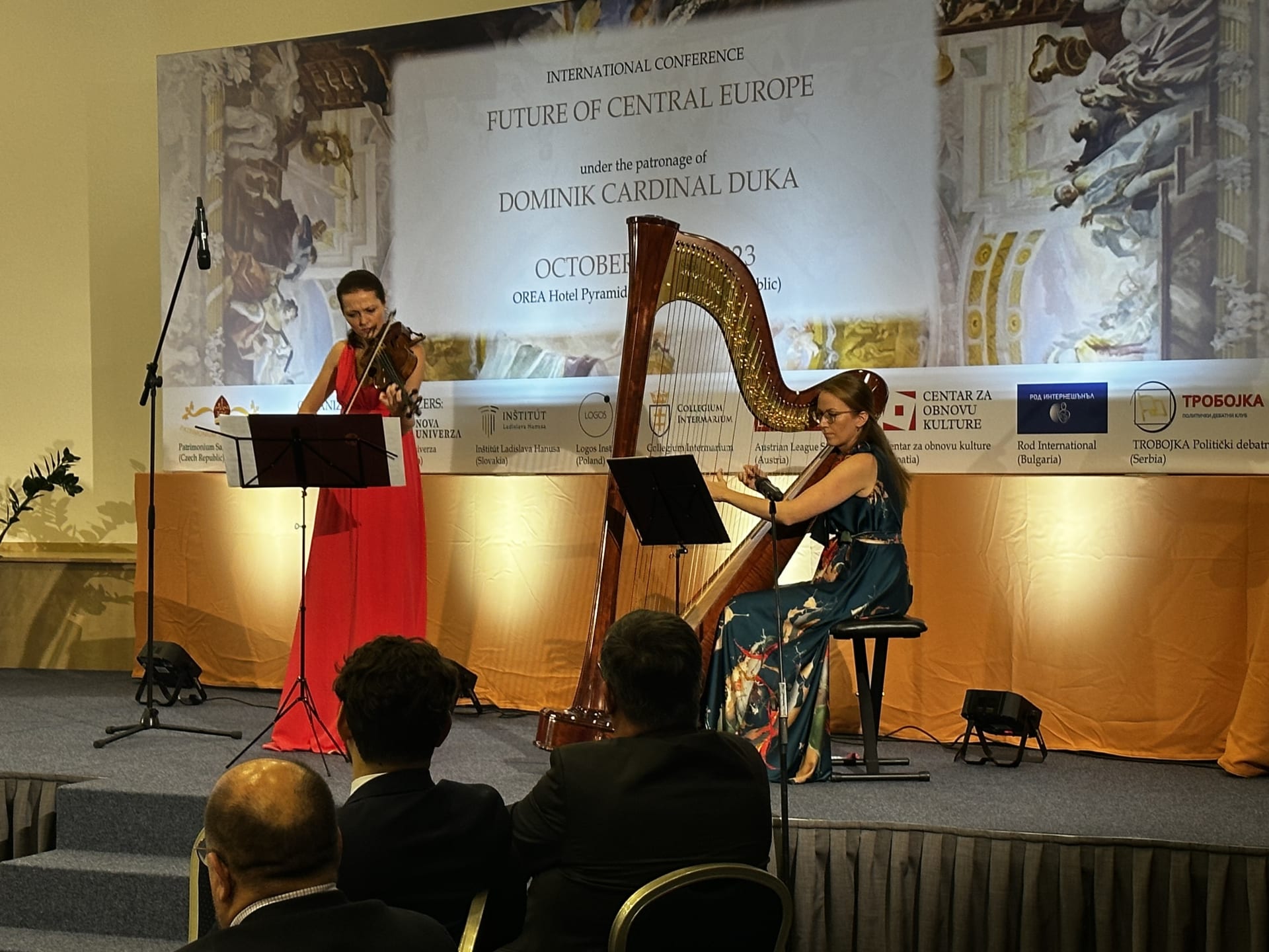 Kulturní vystoupení při mezinárodní konferenci Budoucnost střední Evropy.