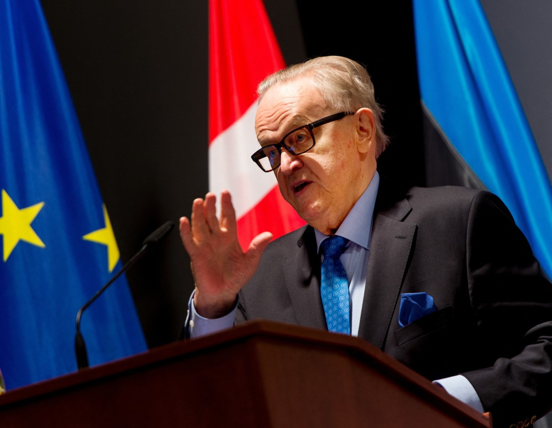 Bývalý finský prezident Martti Ahtisaari
