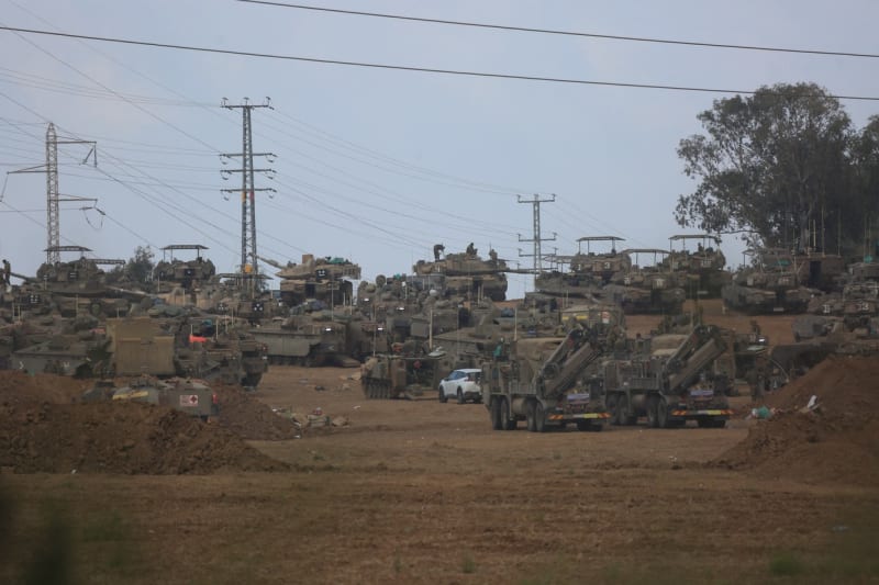 Izraelská armáda se připravuje na vstup do Gazy.