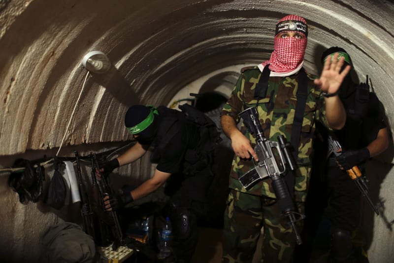 Hamás v tunelech pod Gazou