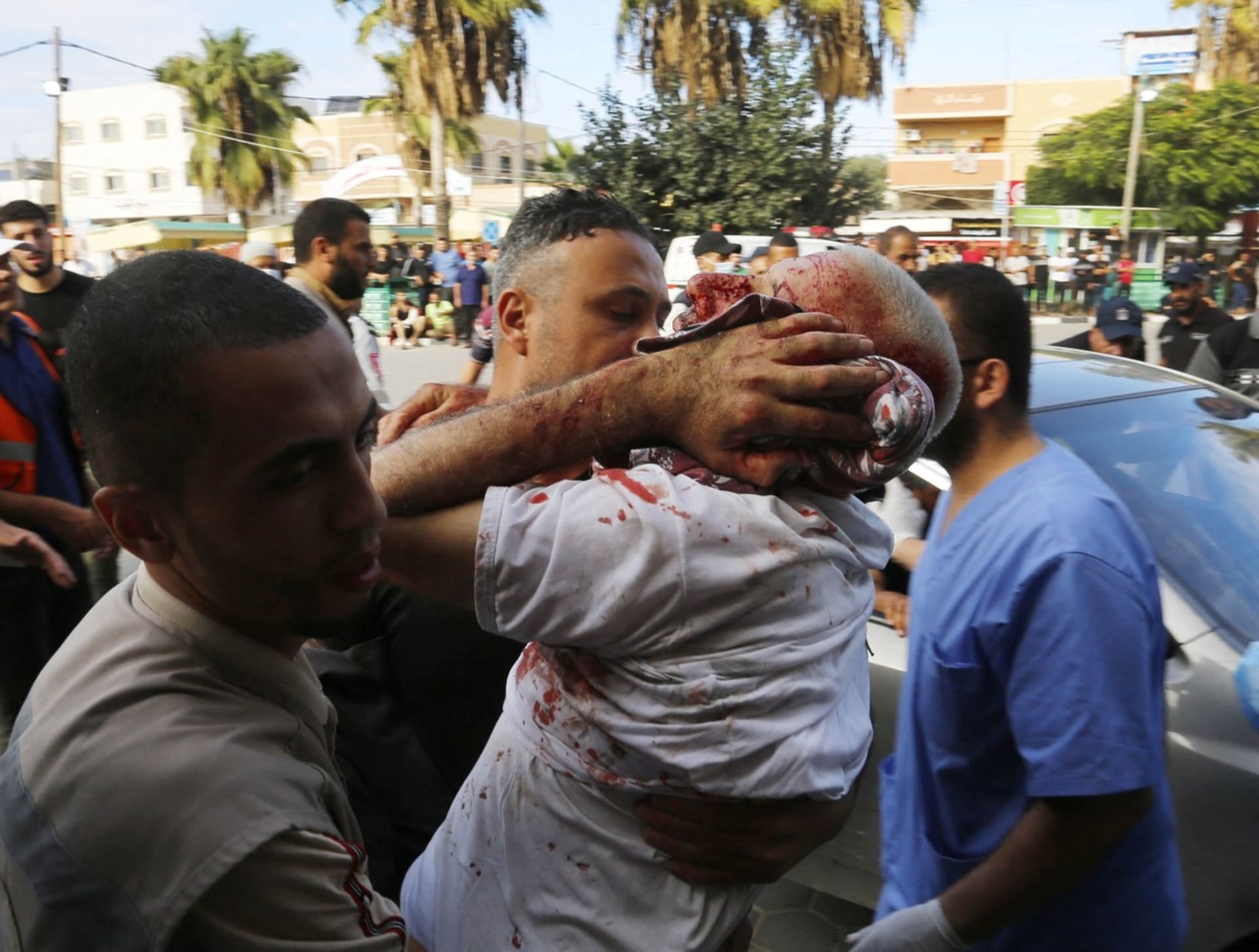 Následky izraelských útoků na Gazu