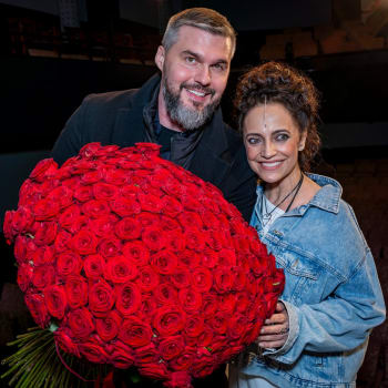Lucie Bílá s partnerem Radkem Filipi