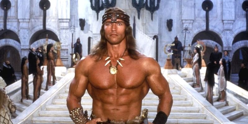 Arnold Schwarzenegger jako Barbar Conan