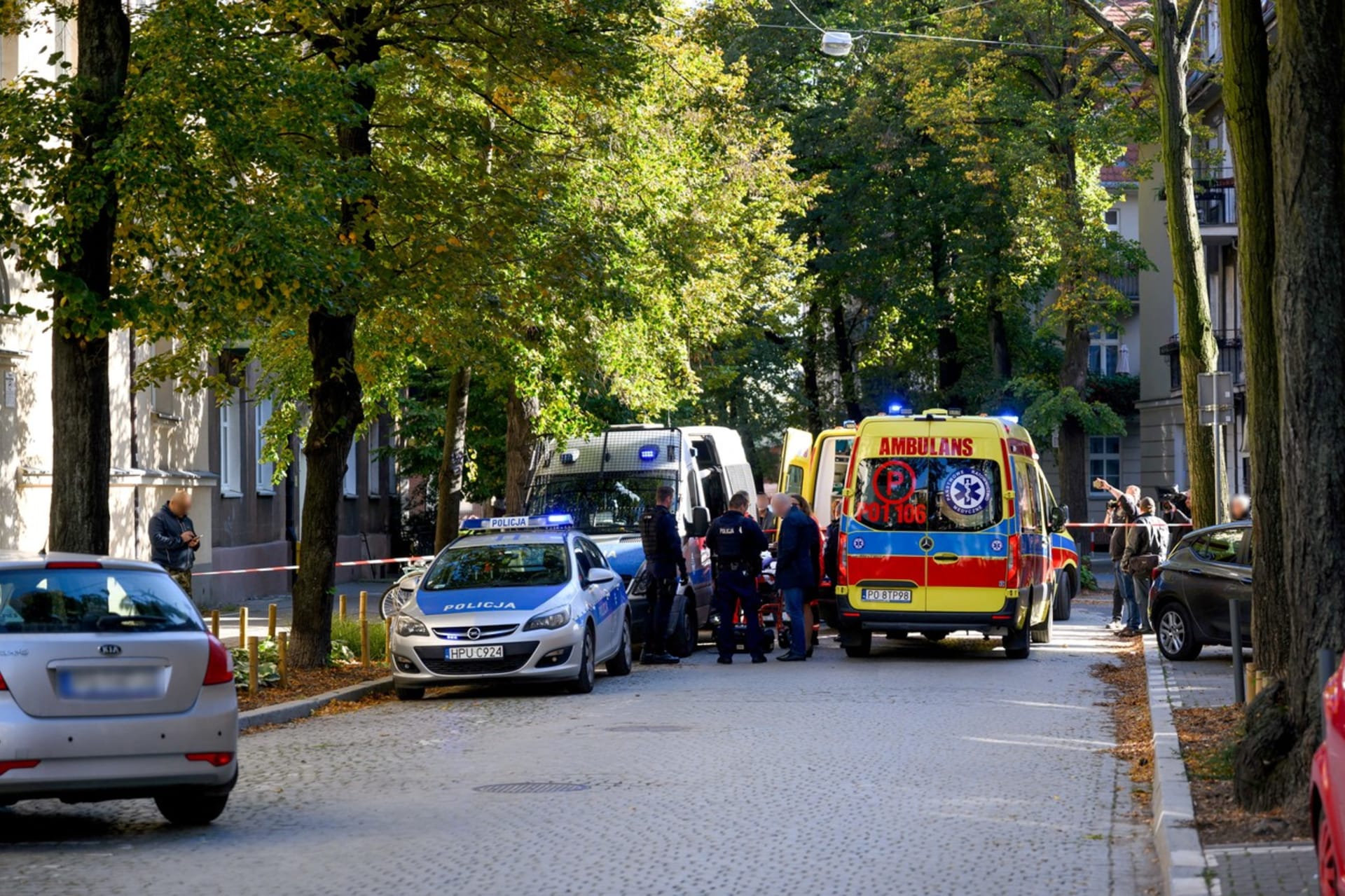 Senior ubodal v polské Poznani pětiletého školáka (18. 10. 2023).