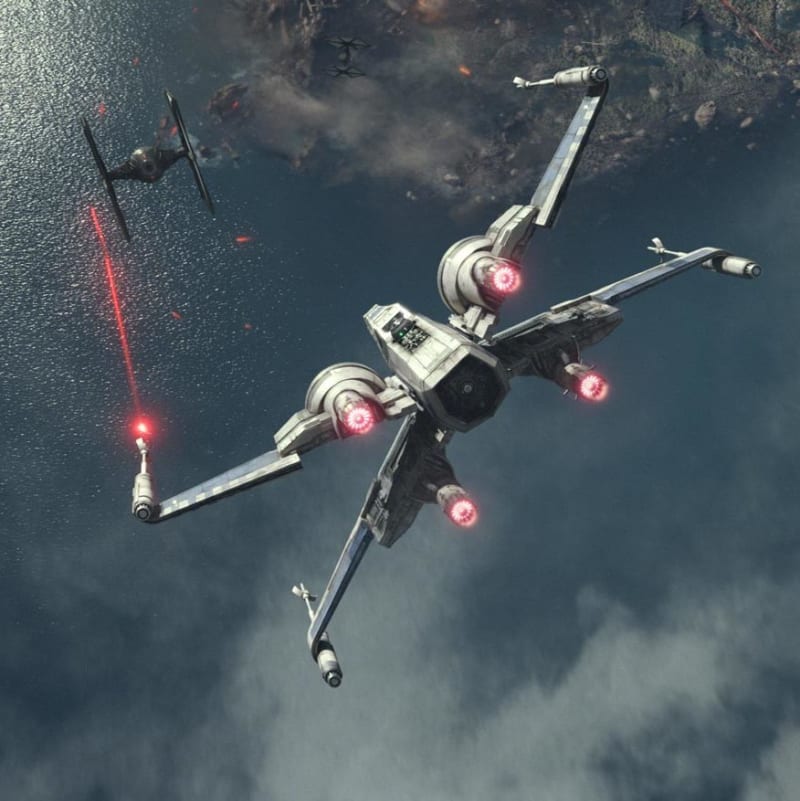 X-Wing ve filmu Star Wars: Síla se probouzí