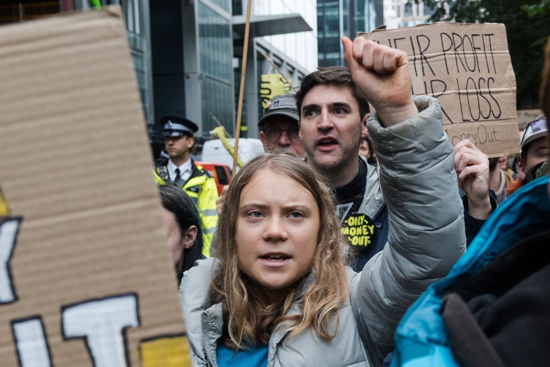 Demonstrace v Londýně proti ropným společnostem