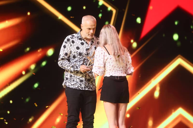 Jaro Slávik si prý přesně takhle představuje vítěze dalšího ročníku show Česko Slovensko má talent. 