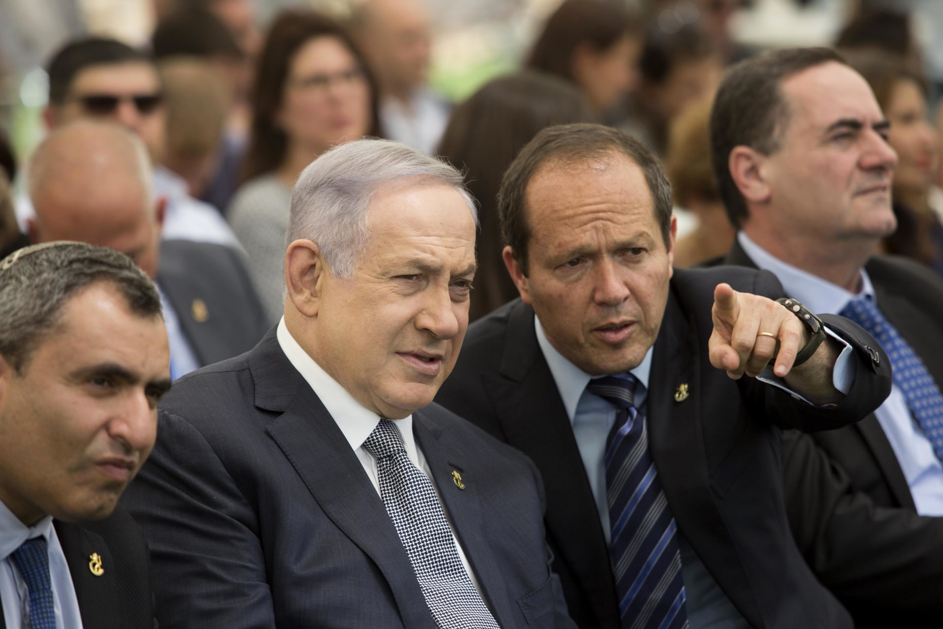 Benjamin Netanjahu a Nir Barkat