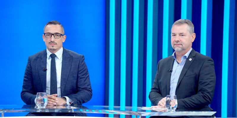Jaroslav Bžoch (ANO) a Radek Koten (SPD) v Partii Terezie Tománkové
