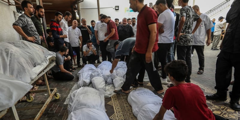 Oběti izraelských úderů na Pásmo Gazy