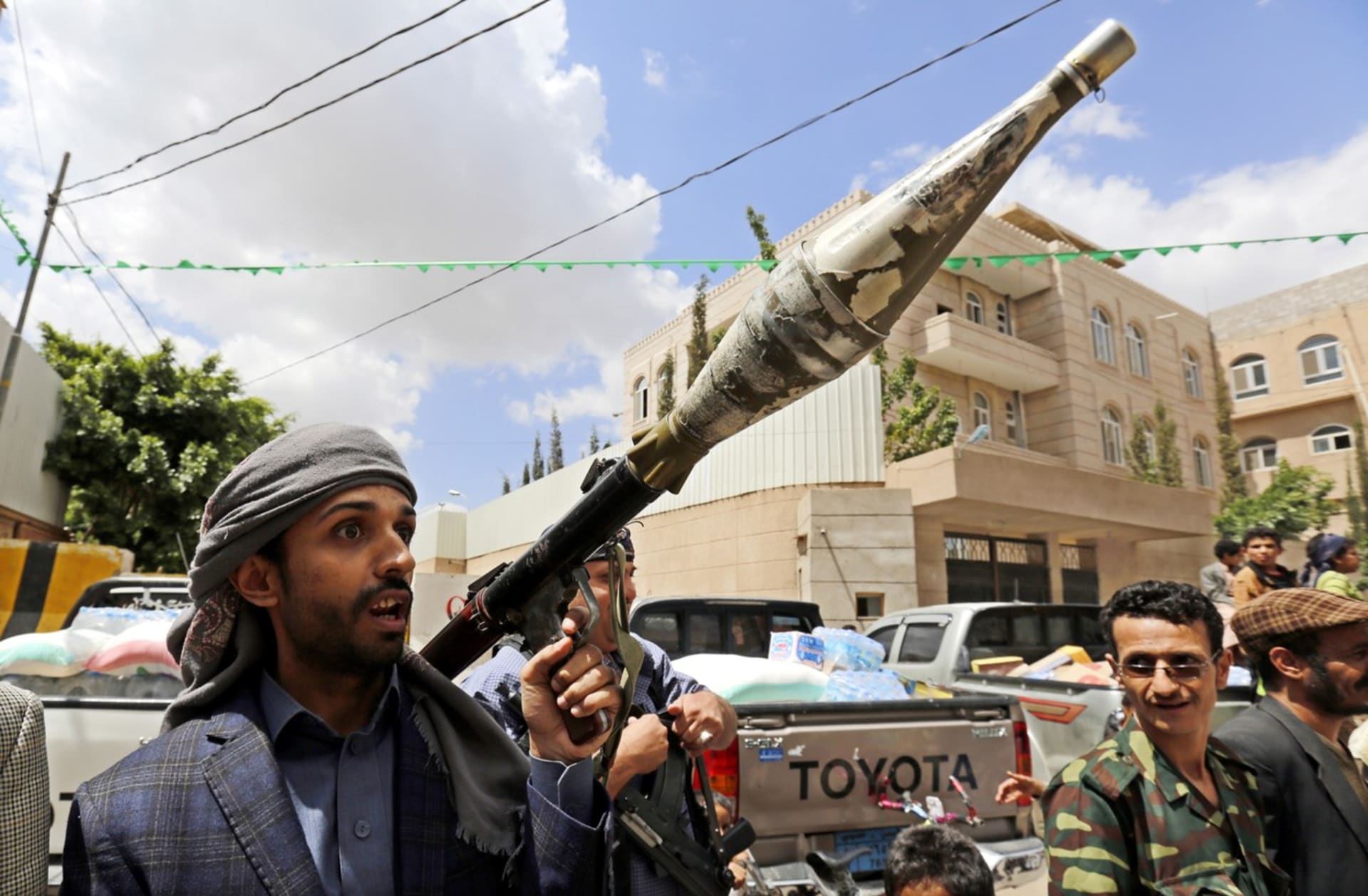 RPG-7 mají v oblibě i jemenští Hútíové podporovaní Íránem.