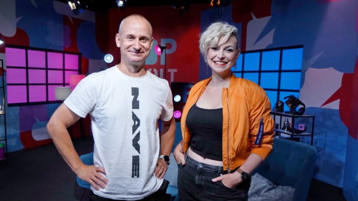 Alžběta Trojanová a Mikoláš Tuček v pořadu POP COOLT