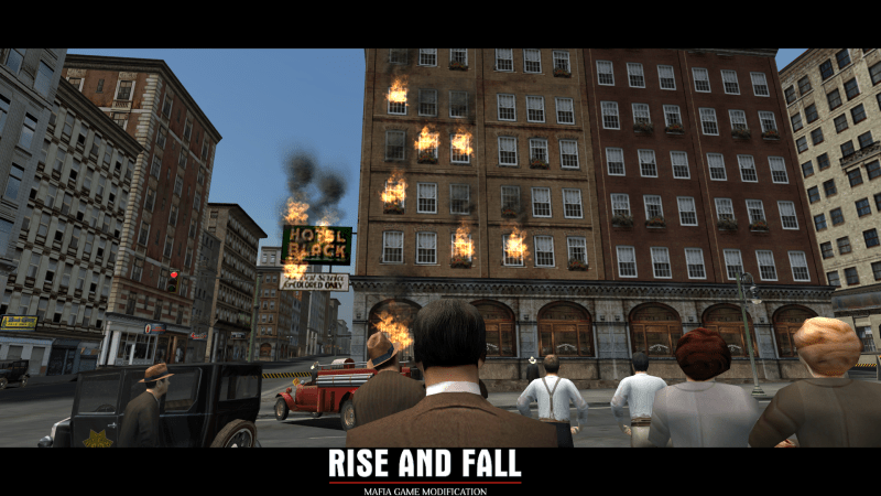 Česká modifikace hry Mafie s názvem Rise and Fall