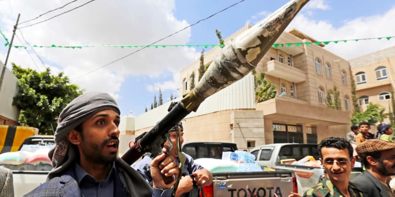 RPG-7 mají v oblibě i jemenští Hútíové podporovaní Íránem.