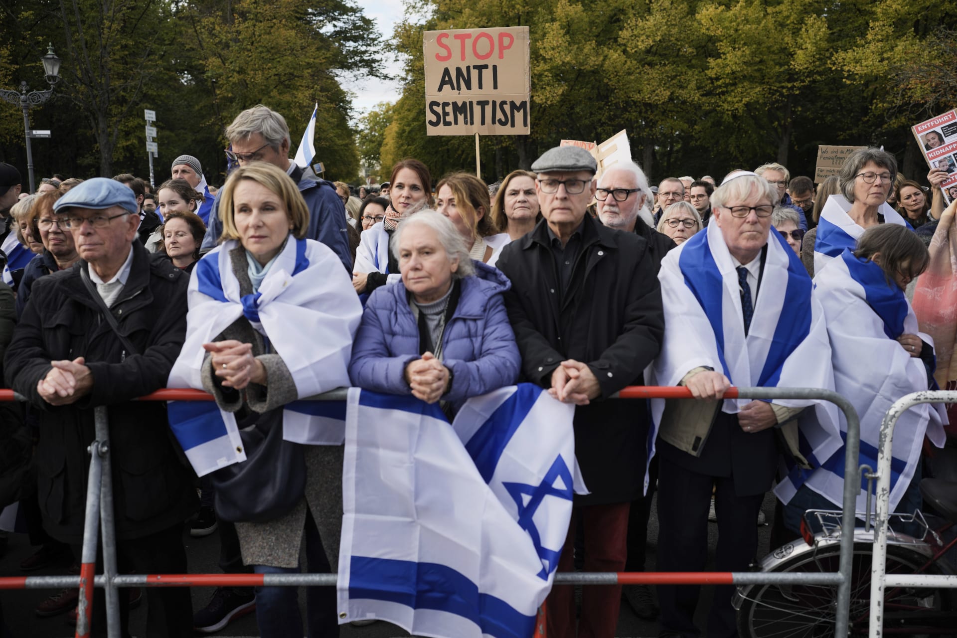 Proizraelská demonstrace v Německu