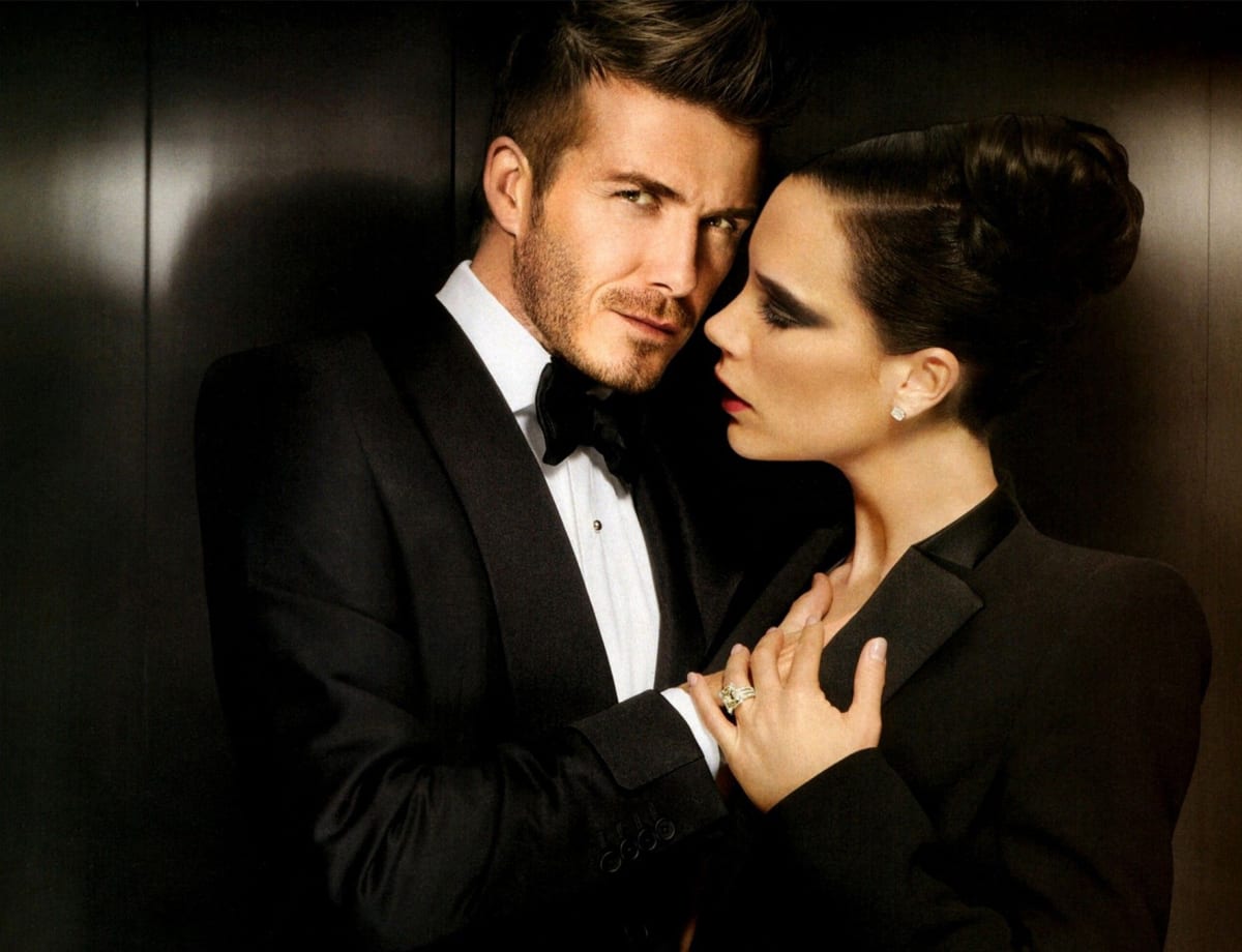 Do propagace parfému Intimately Beckham se pustili manželé společně.