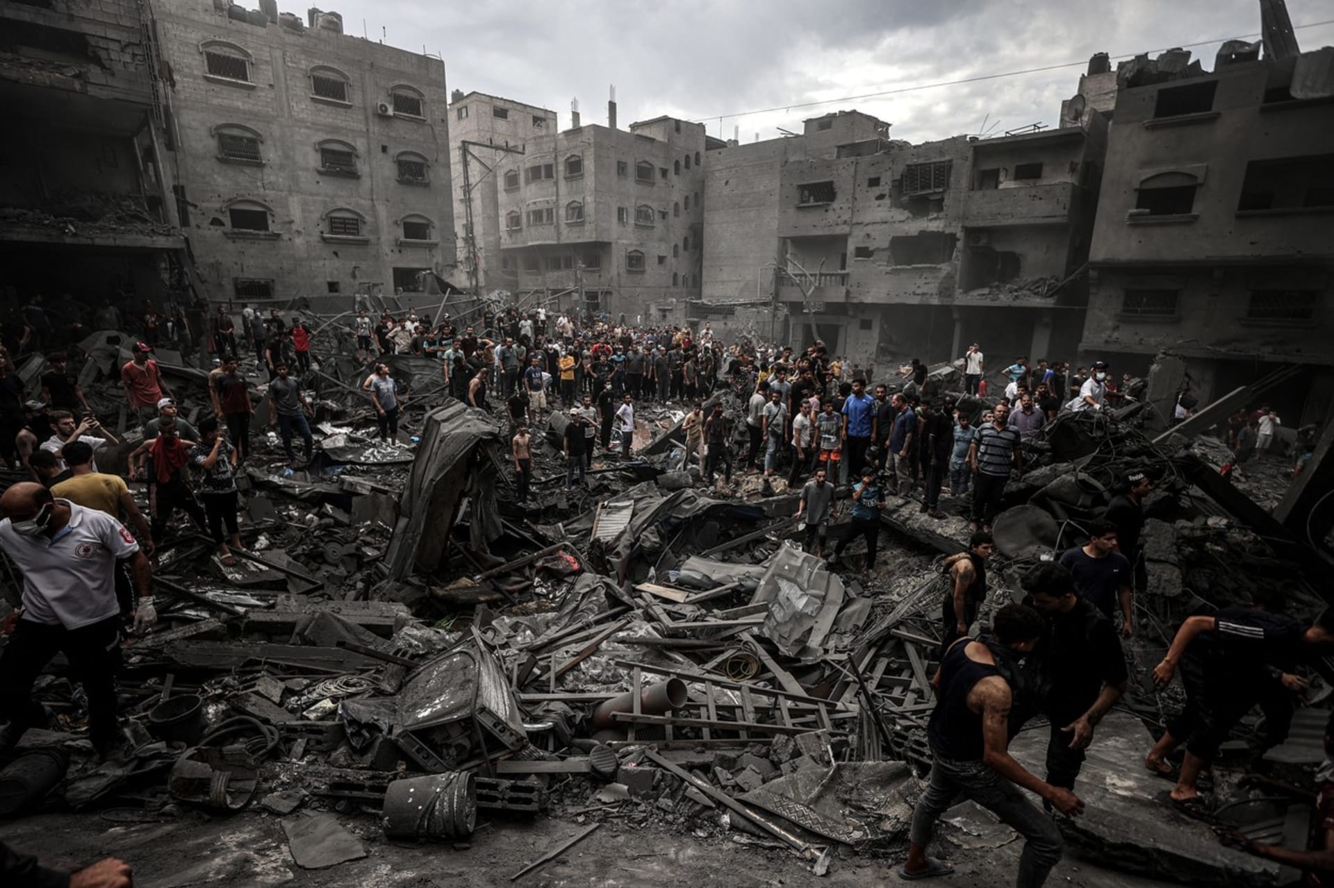 Gaza po bombardování