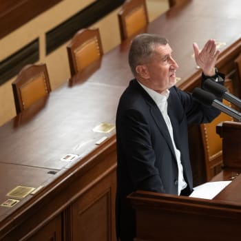 Předseda hnutí ANO Andrej Babiš v Poslanecké sněmovně