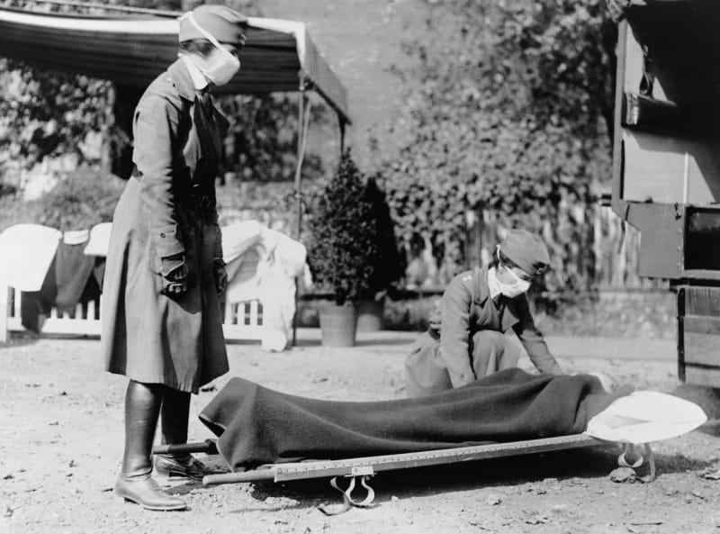 Pandemie španělské chřipky, 1918