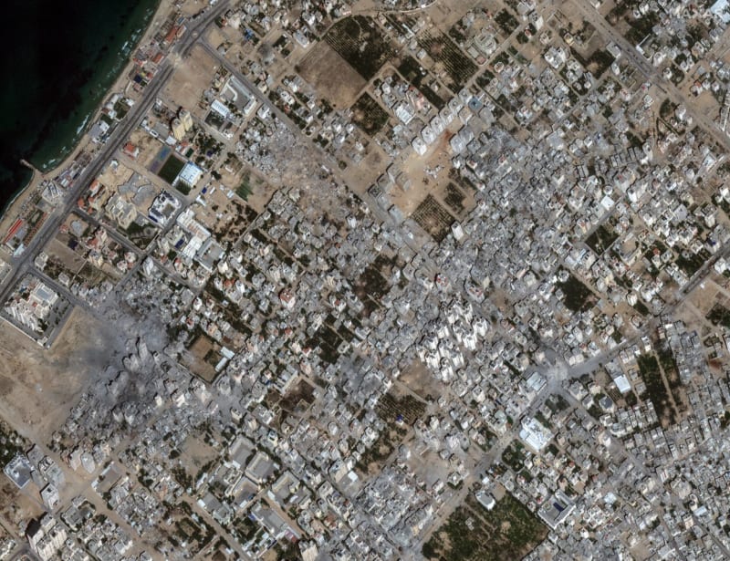 Čtvrť Al-Karama (21. 10. 2023)