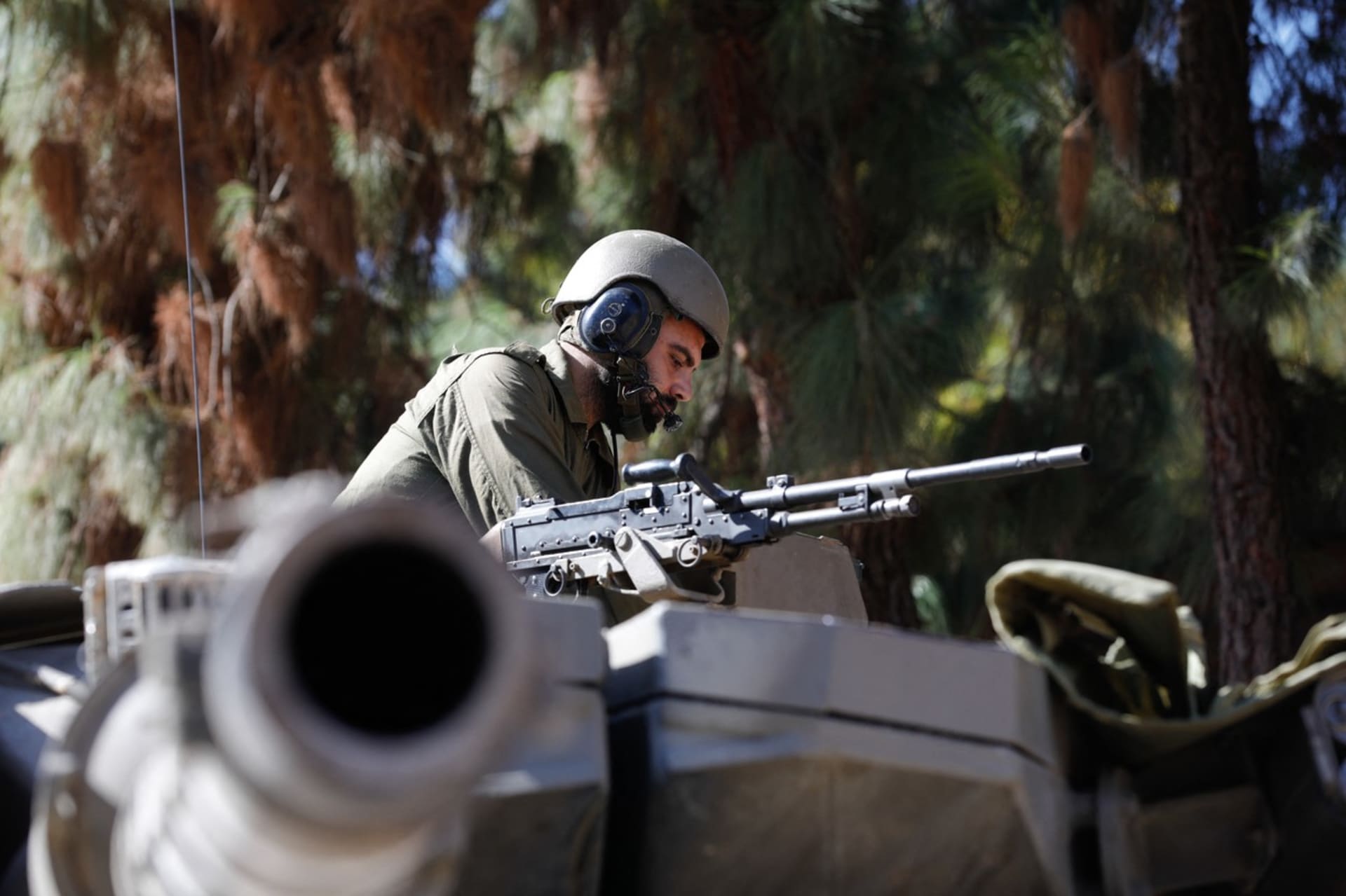Izraelská armáda u hranic Gazy