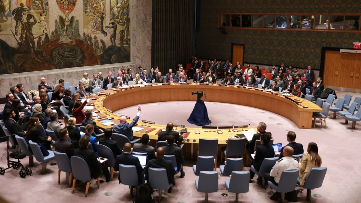 Hlasování Rady bezpečnosti OSN, ve které by chtělo být i Česko.