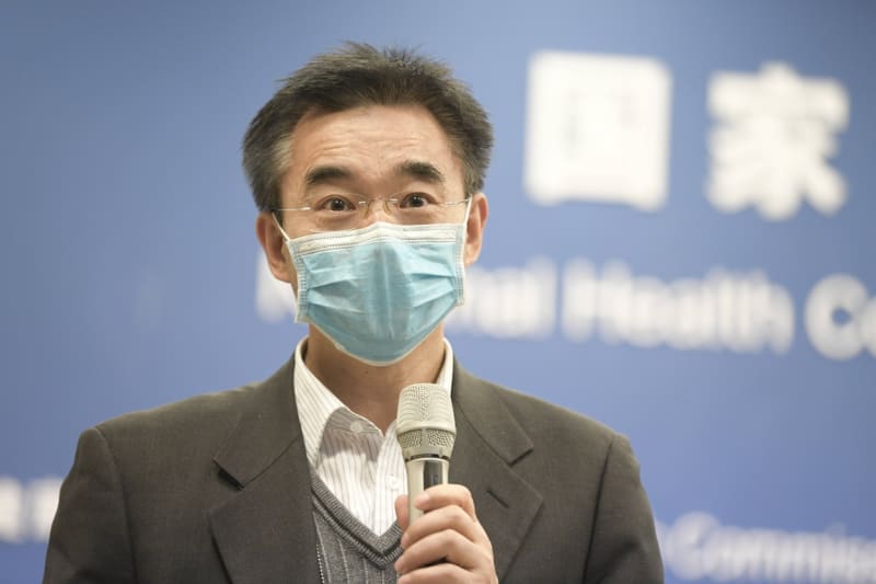 Přední čínský epidemiolog Wu Cun-jou na začátku roku 2020