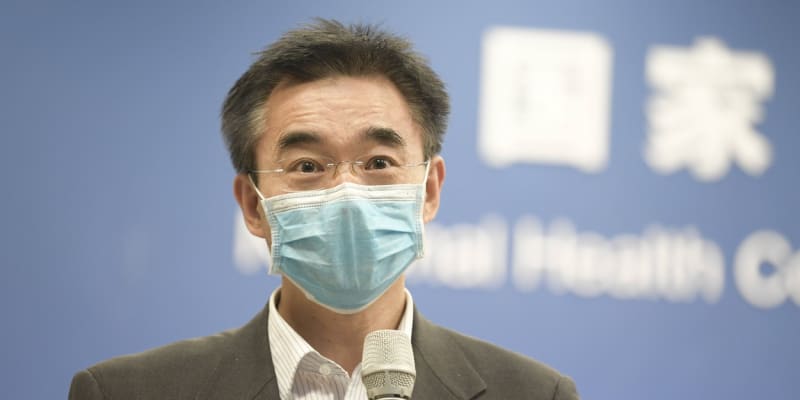 Přední čínský epidemiolog Wu Cun-jou na začátku roku 2020