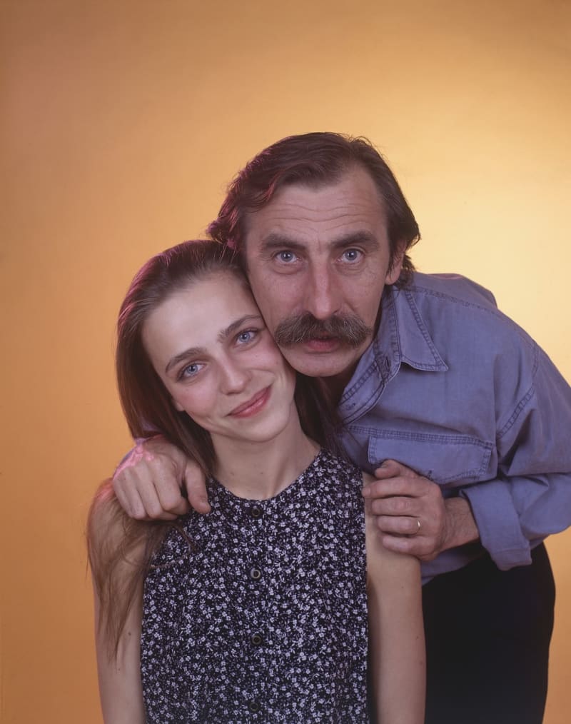 Pavel Zedníček se svou vyženěnou dcerou z prvního manželství Lucií, která je herečkou a moderátorkou 