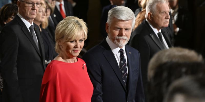 Prezident Petr Pavel s manželkou Evou