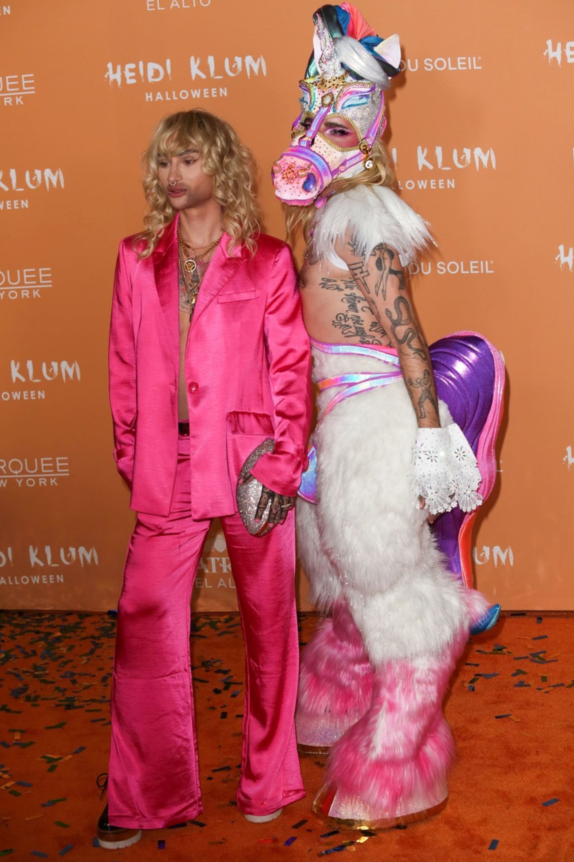 Bill Kaulitz vzal na večírek švagrové svého makeup artistu Candy Crashe.
