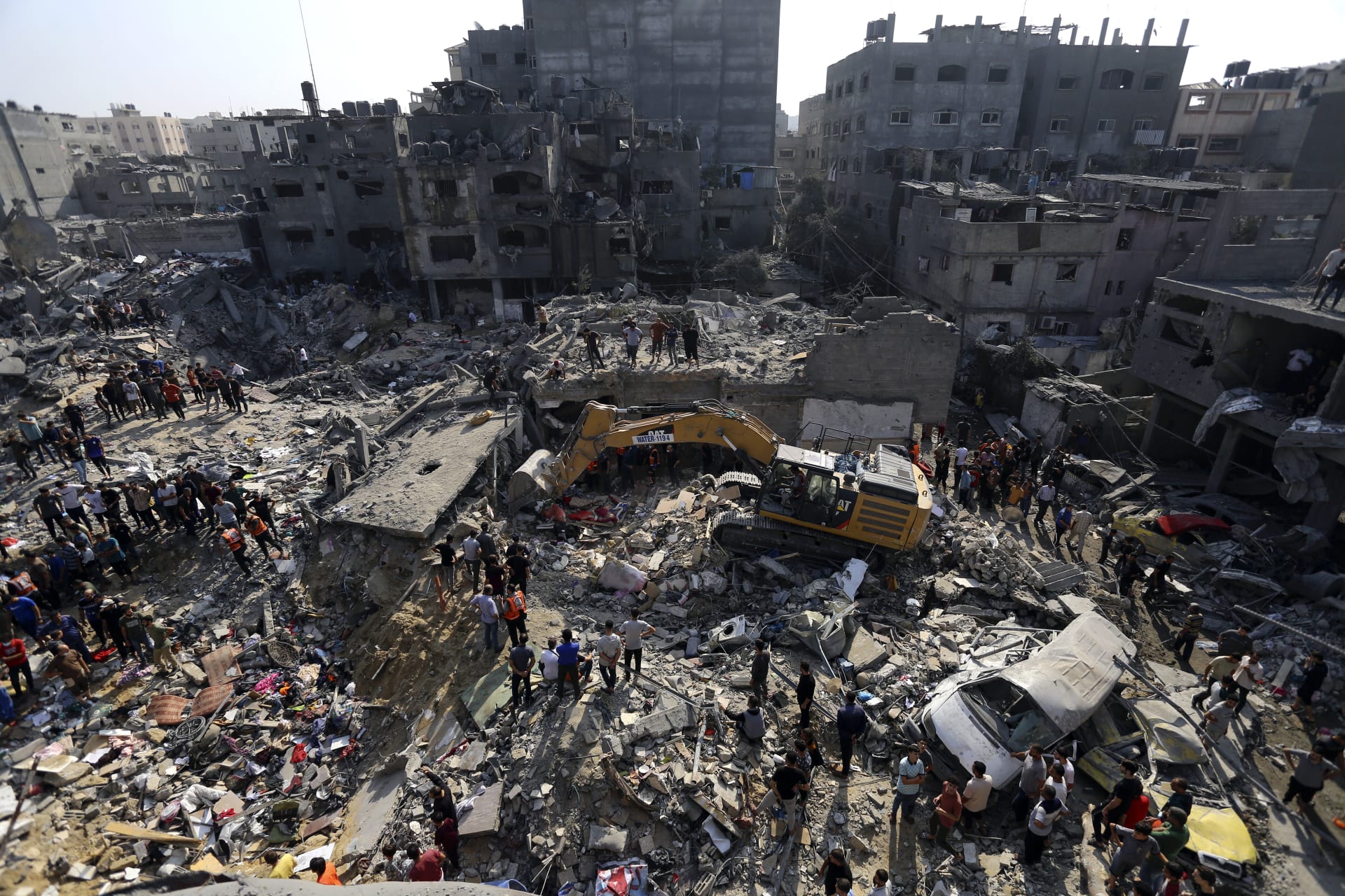 Následky izraelského úderu v Gaze