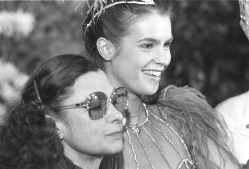 Jutta Müllerová (vlevo) se svou svěřenkyní Katarinou Wittovou v osmdesátých letech