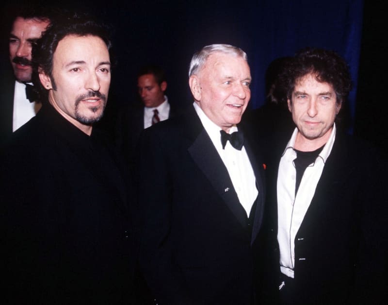 Bruce Springsteen Frank Sinatra a Bob Dylan