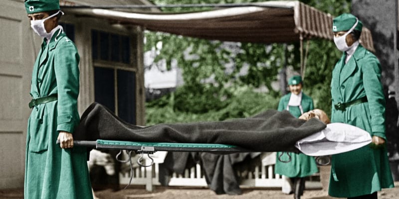 Španělská chřipka v roce 1918