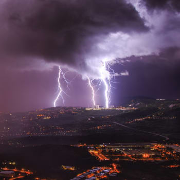 Bouře v Itálii (Ilustrační foto).