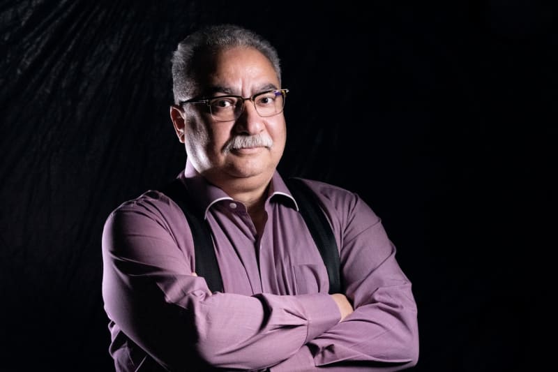 Egyptský moderátor a novinář Ibrahim Eissa 