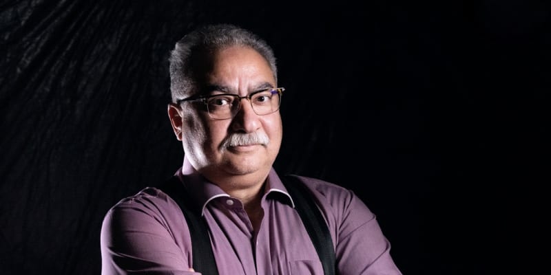 Egyptský moderátor a novinář Ibrahim Eissa 