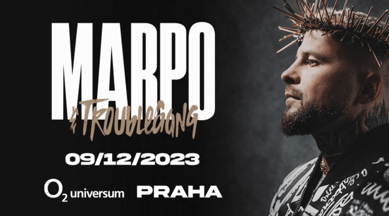 Marpo vystoupí už 9. prosince v pražské hale O2 universum.