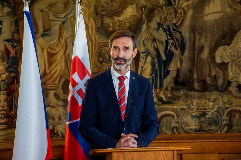 Slovenský ministr zahraničí Juraj Blanár