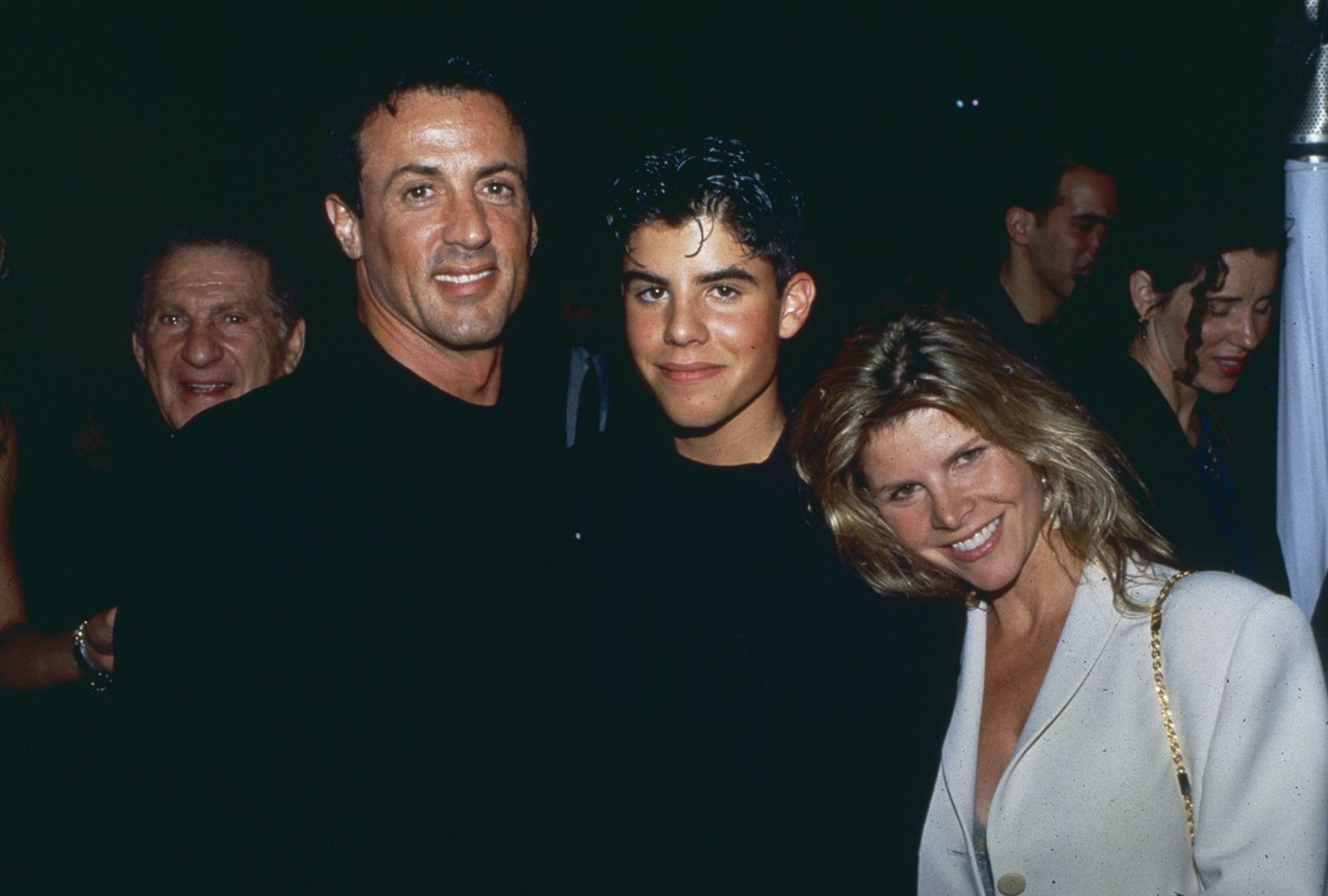 Sage Stallone s rodiči.