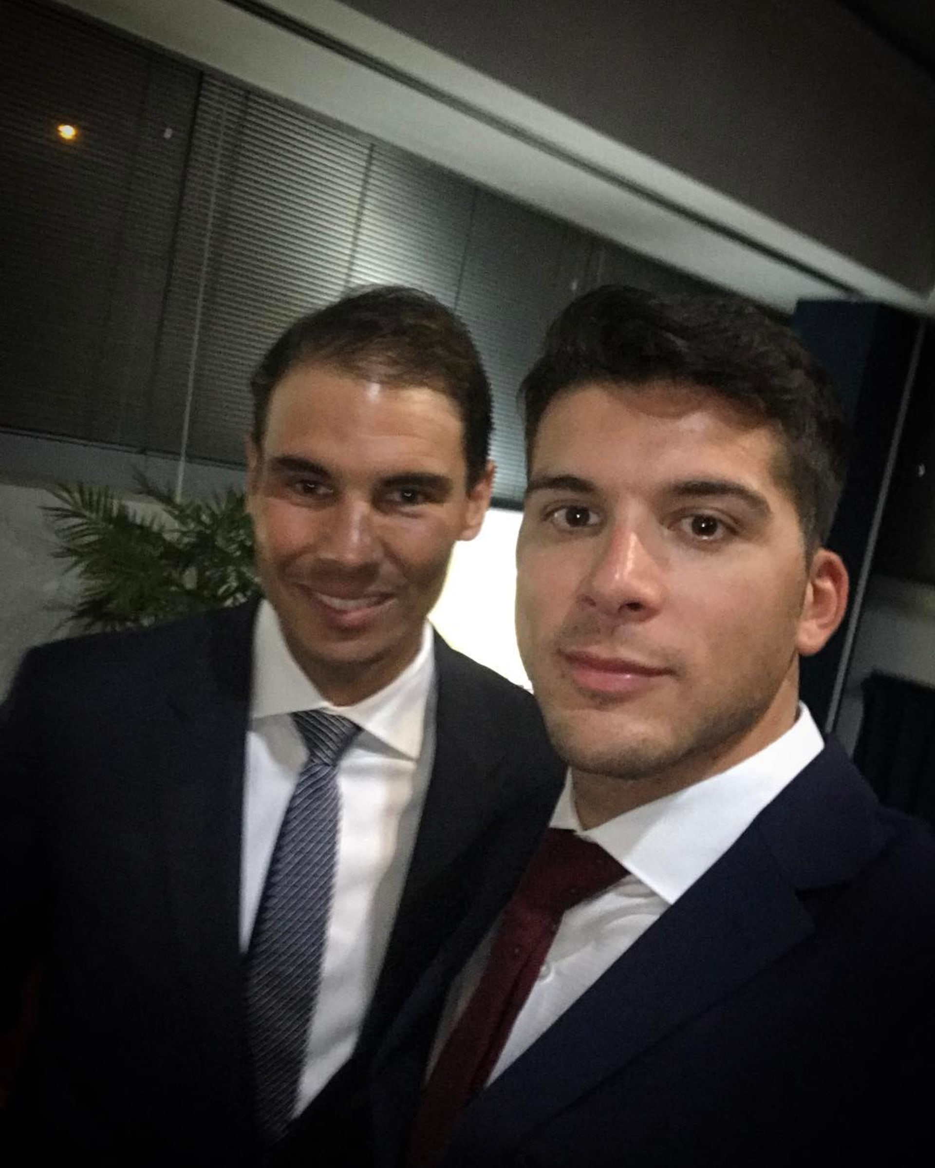 Rafael Nadal a španělský olympijský šampion Cristian Toro