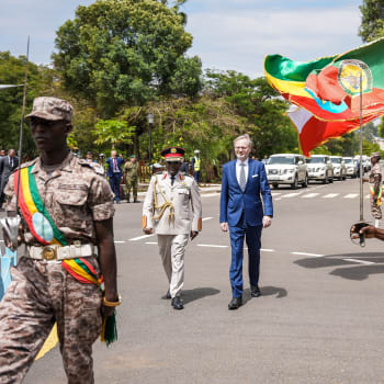 Premiér Petr Fiala (ODS) na návštěvě Etiopie (5. 11. 2023)
