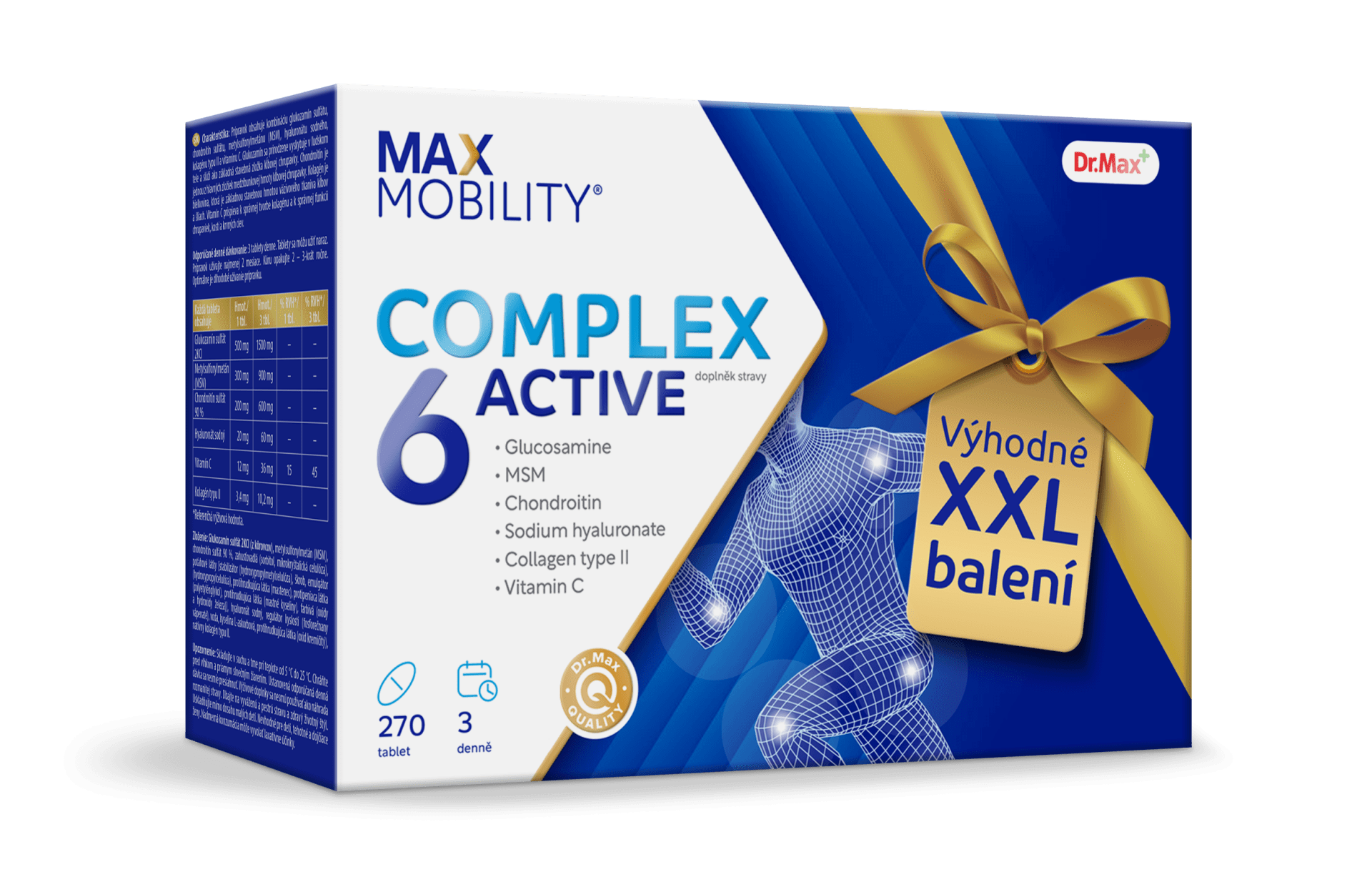 Dr. Max Complex 6 Active XXL, doplněk stravy
