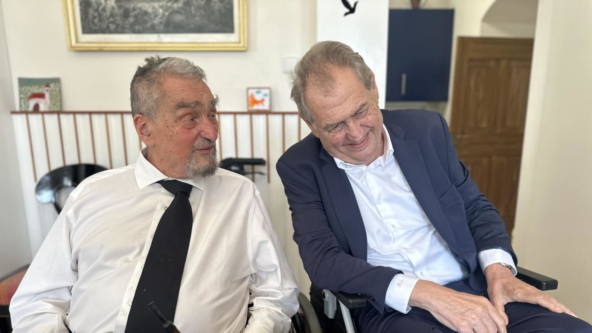 Exprezident Miloš Zeman sdílel poslední společnou fotku s Karlem Schwarzenbergem