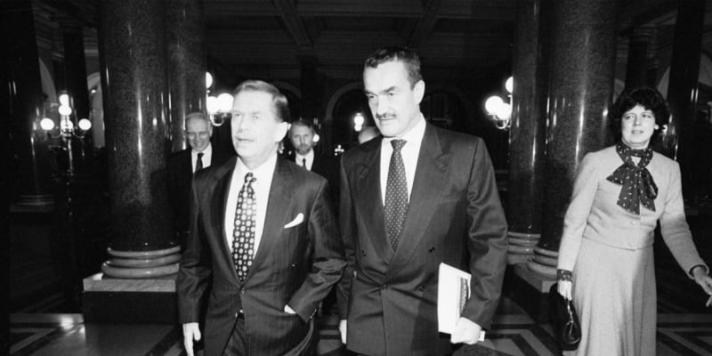 Karel Schwarzenberg coby kancléř prezidenta Václava Havla